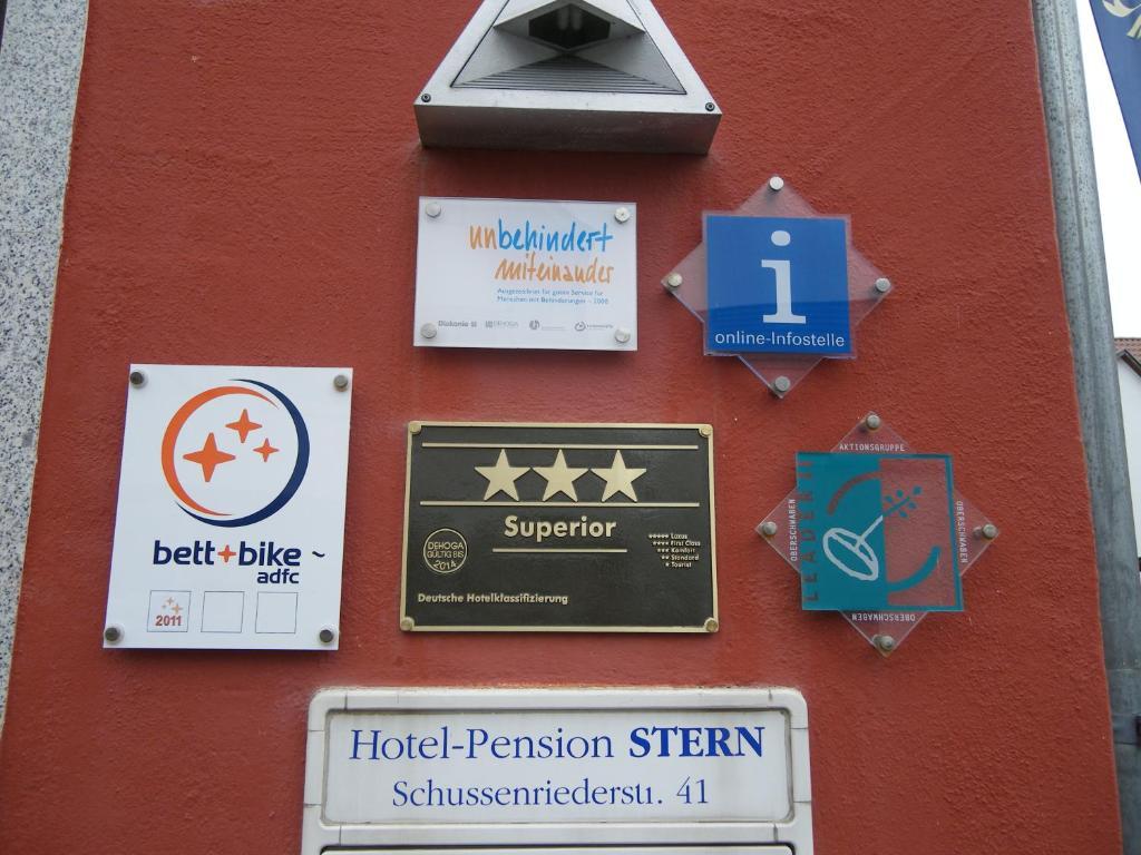 Hotel Pension Stern Bad Buchau Exterior foto